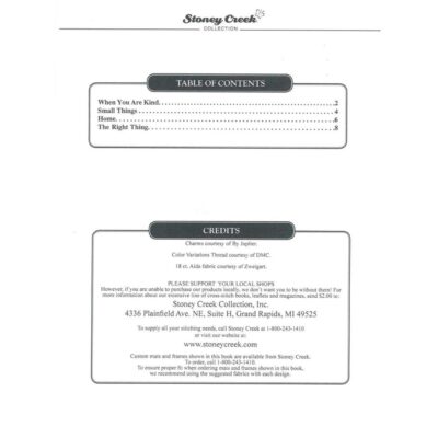 Stoney Creek Timeless Wisdom Cross Stitch Book - Image 2