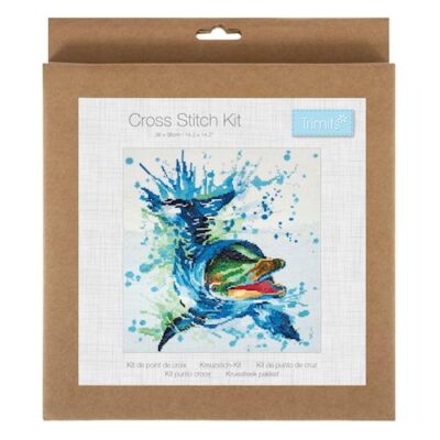 Cross Stitch Kit: Large: Dolphin