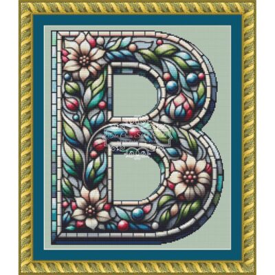 Floral Alphabet B (SNIPPET) (Anna Baldina)