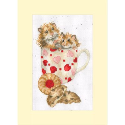 Greeting Card -  Hammy Anniversary (Bothy Threads)