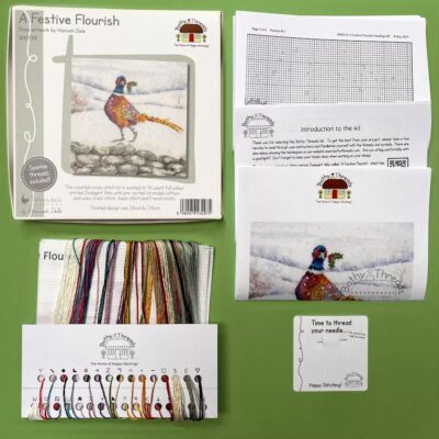 A Festive Flourish - 14ct Aida (Bothy  Threads) - Image 2