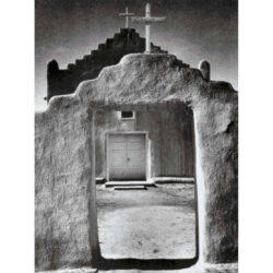 Church,  Taos Pueblo, New Mexico - Ansel Adams