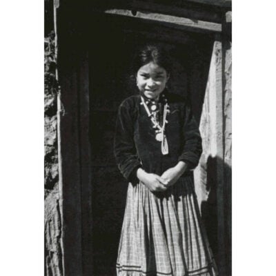Navaho Girl, Canyon de  Chelly, Arizona - Ansel Adams