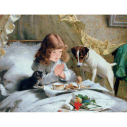 Suspense - Charles  Burton Barber