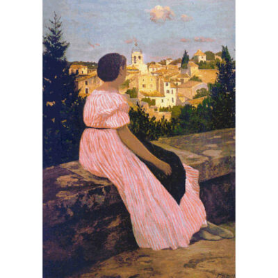 The Pink Dress - Frederic Bazille