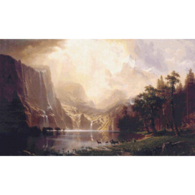 Among the Sierra Nevada Mountains,  California - Albert Bierstadt
