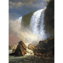 Falls of Niagara from Below - Albert  Bierstadt