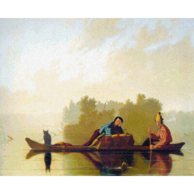 Fur Traders Descending the Mississippi -  George Bingham