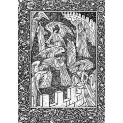 Souls being Received into the Heavenly  Paradise - Edward Burne-Jones