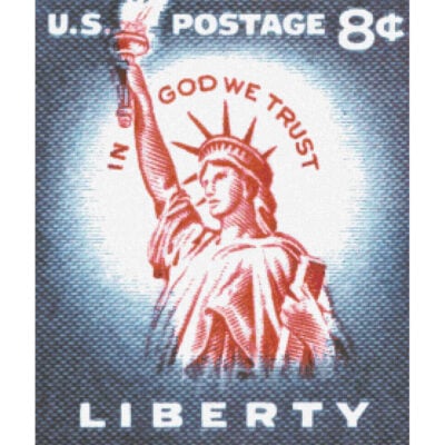 8 Cent Liberty (without background) -  Charles R. Chickering