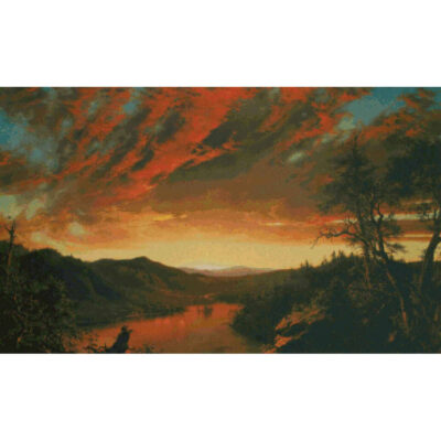 Twilight in the Wilderness - Frederic  Edwin Church
