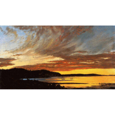 Sunset, Bar Harbor - Frederic Edwin  Church