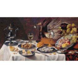 Still Life with Turkey Pie - Pieter  Claesz