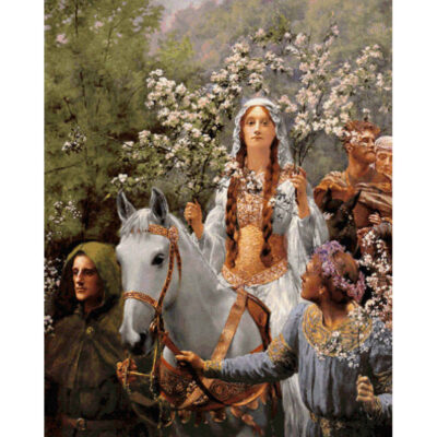 Queen Guinevere's Maying - John Collier