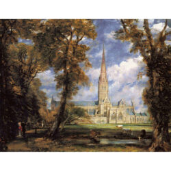 Salisbury Cathedral from the Bishop's  Grounds - John Constable