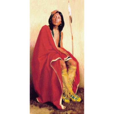 Elk-Foot of the Taos Tribe - Eanger  Irving Couse