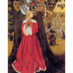 Lancelot Slays the Caitiff Knight Sir  Tarquin - Frank Cadogan Cowper
