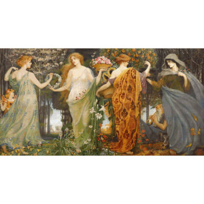 Masque of the Four Seasons - Walter  Crane