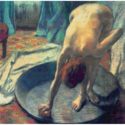 Woman Bathing in a Shallow Tub - Edgar  Degas