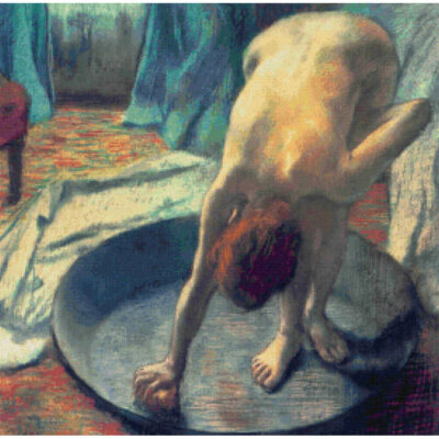 Woman Bathing in a Shallow Tub - Edgar  Degas