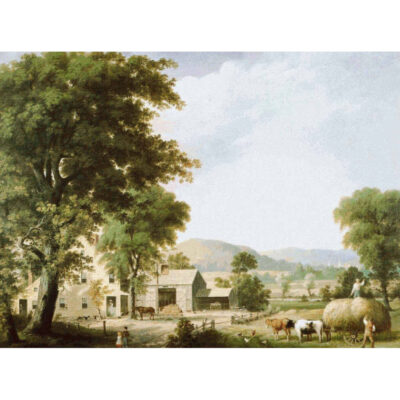Haying at Jones Inn - George Henry  Durrie