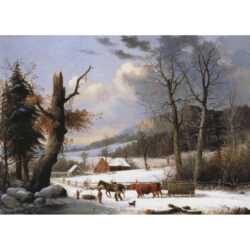 Gathering Wood for Winter - George Henry  Durrie