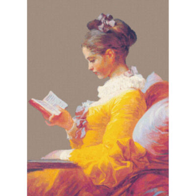 A Young Girl Reading (detail) -  Jean-Honore Fragonard