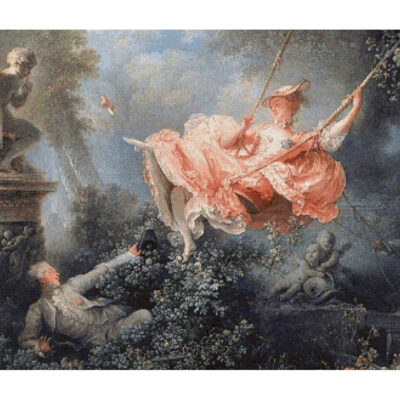 The Swing (detail) - Jean-Honore  Fragonard
