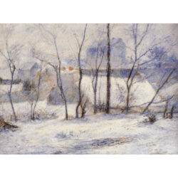 Winter Landscape, Effect of Snow - Paul  Gauguin