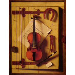 Still Life - Violin and Music - William  Michael Harnett