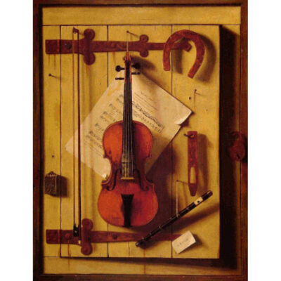Still Life - Violin and Music - William  Michael Harnett