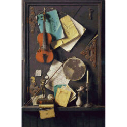 The Old Cupboard Door - William Michael  Harnett