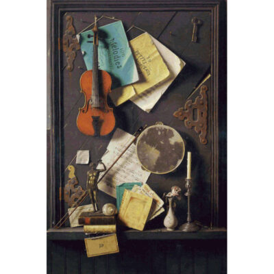 The Old Cupboard Door - William Michael  Harnett
