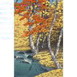 Autumn at Oirase - Kawase Hasui