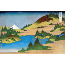 The Lake at Hakone in Sagami Province  -  Hokusai
