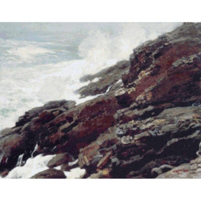 High Cliffs, Coast of Maine - Winslow  Homer