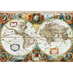 Nova Totius Terrarum Orbis Geographica  Ac Hydrographica Tabula - Hendrik Hondius