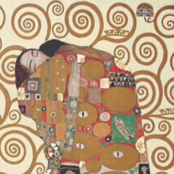 Fulfillment (detail) - Gustav Klimt