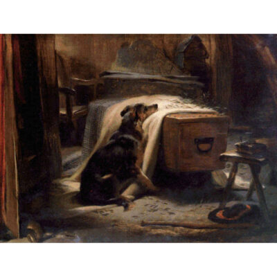 The Old Shepherd's Chief Mourner - Sir  Edwin Landseer