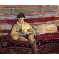 Young Boy Reading - Henri Lebasque