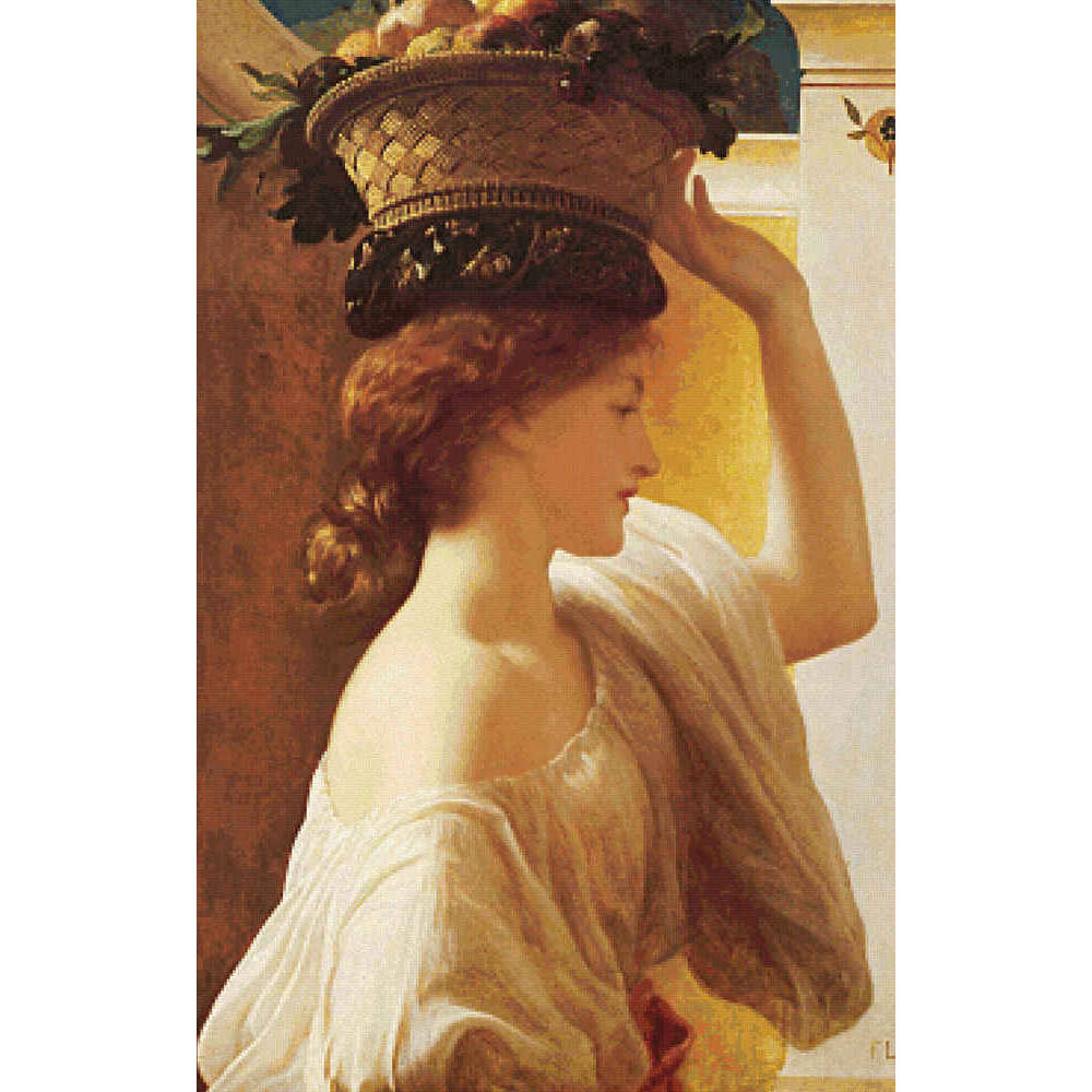 Eucharis, A Girl with a Basket of Fruit  - Lord Frederic Leighton