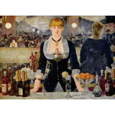 Bar at the Folies-Bergere - Edouard  Manet