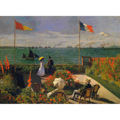 Terrace at Sainte-Adresse - Claude Monet