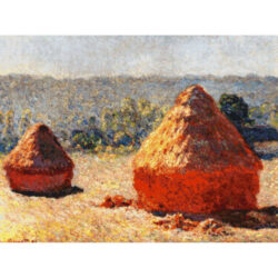 Haystacks, End of the Summer, Morning -  Claude Monet