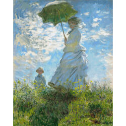 Woman with a Parasol - Madame Monet and  Her Son - Claude Monet