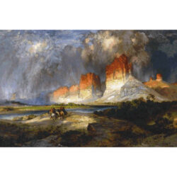 Cliffs of the Upper Colorado River,  Wyoming Territory - Thomas Moran