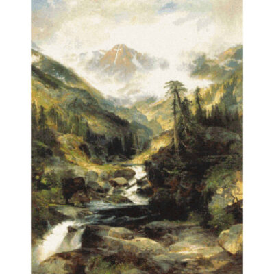 Mountain of the Holy Cross - Thomas  Moran