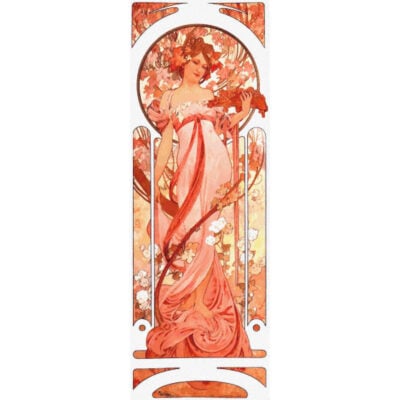 Moet & Chandon Champagne White  Star (without text) - Alphonse Mucha