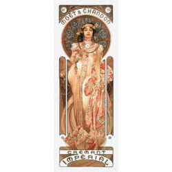 Moet & Chandon Cremant Imperial  - Alphonse Mucha