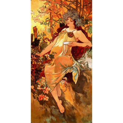 Autumn - Alphonse Mucha